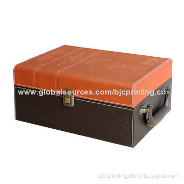 Leather box for gift packing, advanced equipment, fast production time